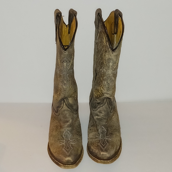Corral Other - Corral Teens Cowgirl Boots, 3 1/2 Teen, EUC